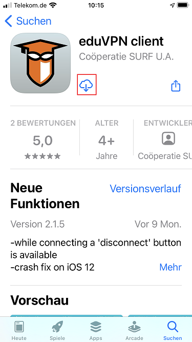IPhone 8 edu_vpn Screenshot